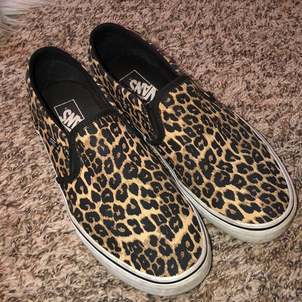 Cheetah print vans